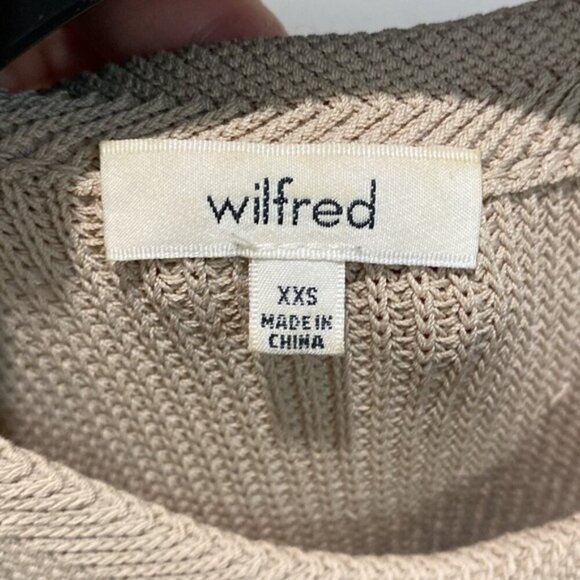 Aritzia Wilfred Palmier Tan Sleeveless Knit Tunic - Picture 8 of 12